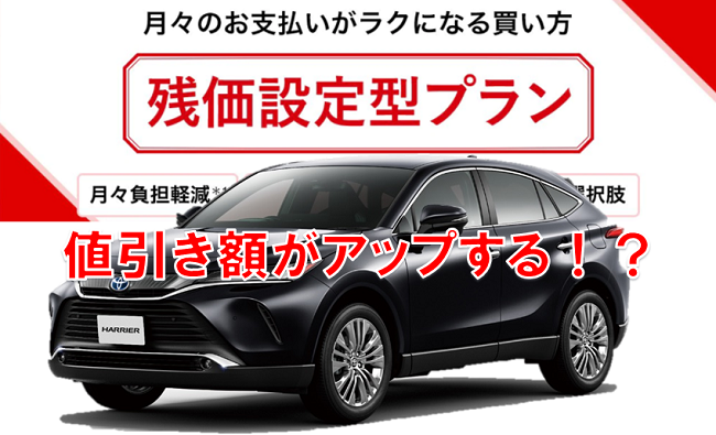 ハリアーの残価設定ローンは5年で月々2万円台に 残価率は59 くるまぱぱ